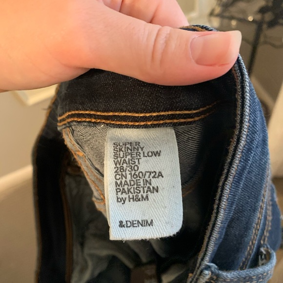 Dark denim skinny jeans - Picture 2 of 3